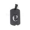 Ion Plating(IP) 304 Stainless Steel Pendants STAS-O127-E09-2