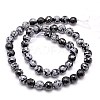 Natural Snowflake Obsidian Beads Strands G-G542-10mm-23-2