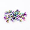Spray Painted Acrylic Beads PB25P9282-2