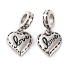 304 Stainless Steel Enamel European Dangle Charms STAS-B070-03P-1