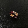 Gold Foil Resin Finger Rings WGDC7A7-01-1
