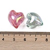 UV Plating Transparent Acrylic Beads MACR-C036-10-3