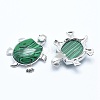 Synthetic Malachite Pendant G-G759-B12-2