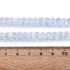 Crackle Transparent Glass Beads Strands GLAA-N069-02A-03-4