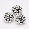 Alloy Rhinestone Snap Buttons SNAP-T001-95-1