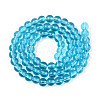 Transparent Glass Beads Strands GLAA-N058-8mm-B01-3