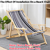 2Pcs Stripe Chair Cloth Canvas AJEW-GF0012-01B-4