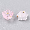 Frosted Transparent Acrylic Beads LS-X-OACR-N137-72B-3