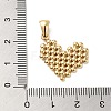 Golden Plated 304 Stainless Steel Pendants STAS-L272-006G-04-3