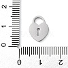 Non-Tarnish 304 Stainless Steel Laser Cut Charms STAS-N104-11P-3