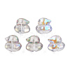 Transparent Electroplate Glass Beads GLAA-N035-023-K01-1