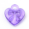 Transparent Acrylic Charms X-TACR-S144-57-2