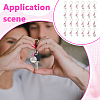 24Pcs 12 Style Alloy Keychain KEYC-PH01551-5