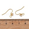 SHEGRACE Brass Pave Cubic Zirconia Earring Findings XGRQ4S738-740G-3