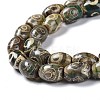 Tibetan Style dZi Beads Strands TDZI-E005-01E-3