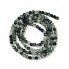 Natural Moss Agate Beads Strands X-G-A129-3mm-01-4