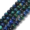 Natural Azurite Beads Strands G-Z110-C02-4mm-2
