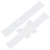 Polyester Lace Elastic Bridal Garters DIY-WH0308-148B-1