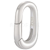 1Pc 925 Sterling Silver Spring Gate Rings STER-BBC0008-50C-1