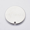 Tarnish Resistant 304 Stainless Steel Stamping Blank Tag Pendants STAS-F139-032P-2