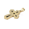 Ion Plating(IP) 304 Stainless Steel Enamel Rhinestone Pendants STAS-Q325-05G-G-2