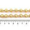 Rack Plating Brass Ball Chain Necklaces for Women NJEW-G102-01D-G-4