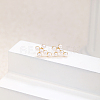 Elegant Cross Brass Stud Earrings XC2050-2