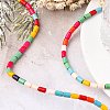 Synthetic Turquoise Beads Strands TURQ-G120-4x6mm-11-5