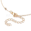 Natural Raw Stone Pendant Necklace for Women NJEW-JN03781-5