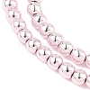 Electroplated Synthetic Non-magnetic Hematite Beads Strands G-A263-J01-02-3