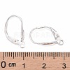 Sterling Silver Leverback Hoop Earrings Findings X-STER-A002-236-4