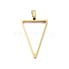 304 Stainless Steel Open Back Bezel Pendants STAS-Z091-05G-04-1
