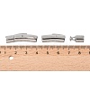 Tarnish Resistant Column 316 Surgical Stainless Steel Bayonet Clasps X-STAS-A021-5mm-4