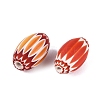 Handmade Millefiori Glass Barrel Beads LA-N002-03G-2