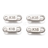 Tarnish Resistant 304 Stainless Steel Slice Chain Tabs STAS-Z024-02P-1