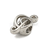 Non-Tarnish 304 Stainless Steel European Beads STAS-A091-10P-1