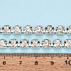 Brass Rhinestone Strass Chains CHC-T001-SS28-01S-2