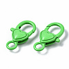 Spray Painted Eco-Friendly Alloy Lobster Claw Clasps X-PALLOY-T080-04-NR-3