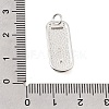 Brass Micro Pave Clear Cubic Zirconia Pendants CU-CBAEEA8-29S-3