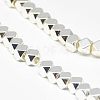 Electroplate Non-magnetic Synthetic Hematite Beads Strands X-G-Q465-31S-3