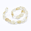Natural Citrine Beads Strands G-F599-27-2