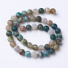 Natural Grade A Striped Agate/Banded Agate Beads Strands G-E478-07-8mm-2