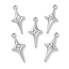 Rack Plating Alloy Rhinestone Pendants PALLOY-F311-06P-1