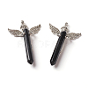 Natural Obsidian Big Pendants G-F586-A07-1