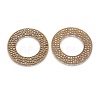 Tibetan Style Alloy Rondelle Big Pendants X-EA13278Y-AB-2