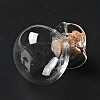 Lucky Bag Shape Glass Cork Bottles Ornament X1-AJEW-A039-02B-3