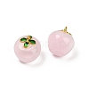Transparent Glass Apple Pendants LS-X1-DGLA-E004-16J-2