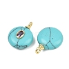 Synthetic Turquoise Pendants KK-B157-42G-09-2
