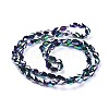 Electroplate Glass Beads Strands EGLA-F147-FP01-A-2
