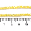Baking Electroplate Glass Beads Strands DGLA-A039-J2MM-B23-4